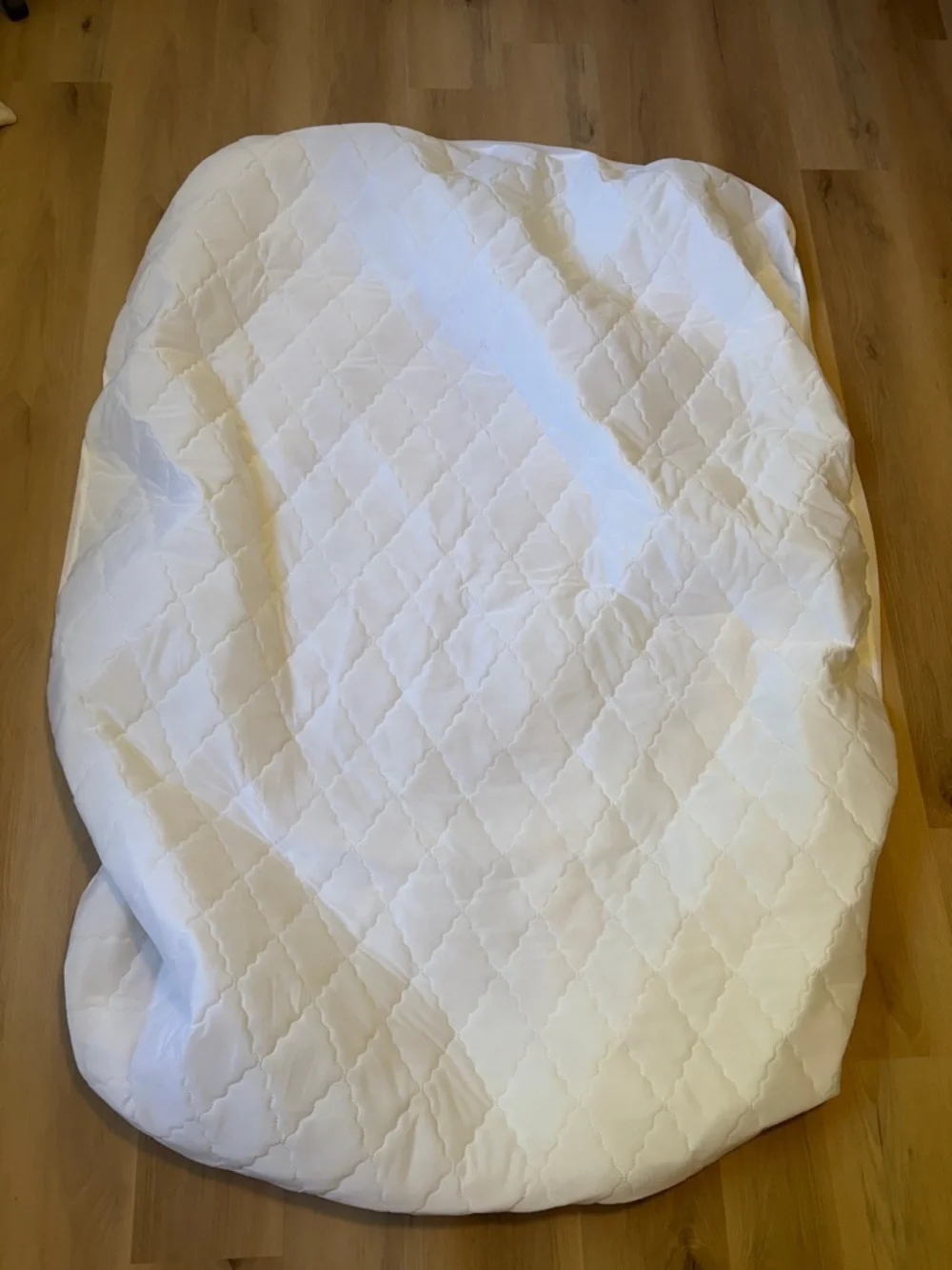 Mainstays - White Quilted Full Mattress Pad - Soft Waterproof Protector NWOT